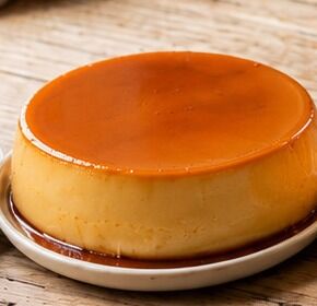 Filipino Leche Flan on a plate